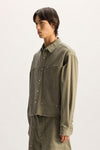 Cropped Twill Shirt