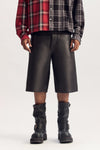 Leather Bonded Short