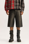 Leather Bonded Short