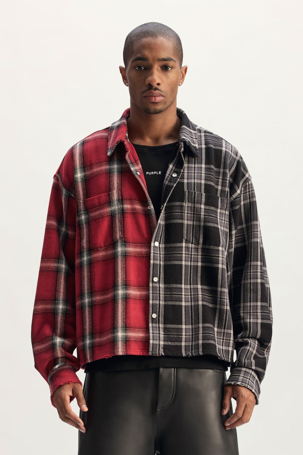 Two Tone Flannel Shirt