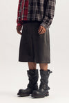 Leather Bonded Short