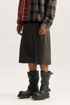 Leather Bonded Short