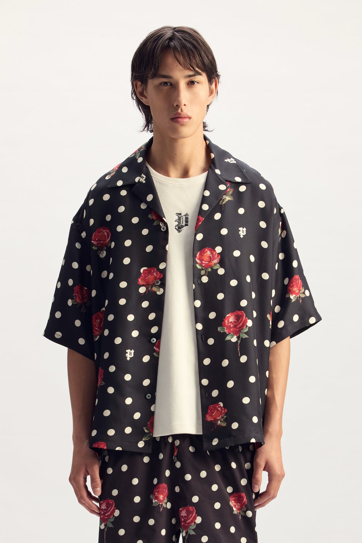 Flower Fade Silk Shirt