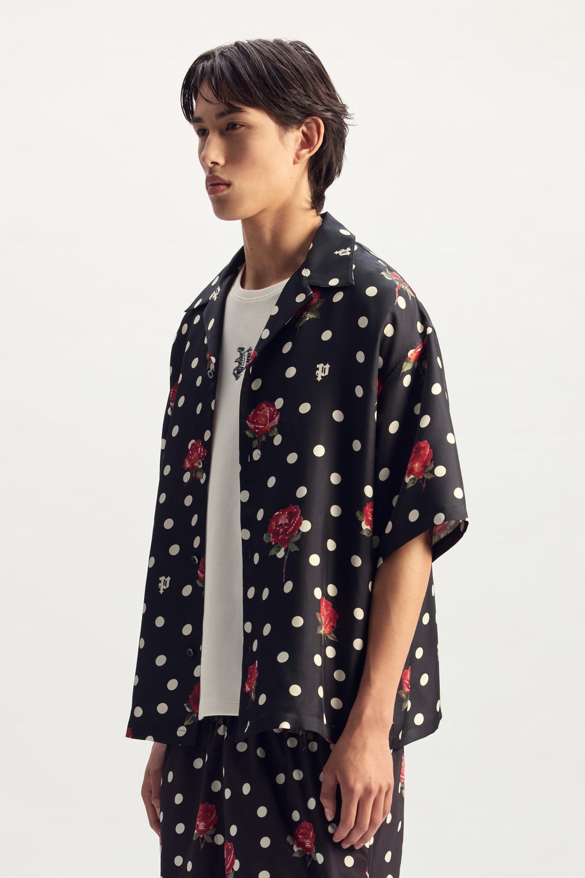 Flower Fade Silk Shirt