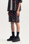 Flower Fade All Around Shorts in woven polyester with digital print and hotfix detail.