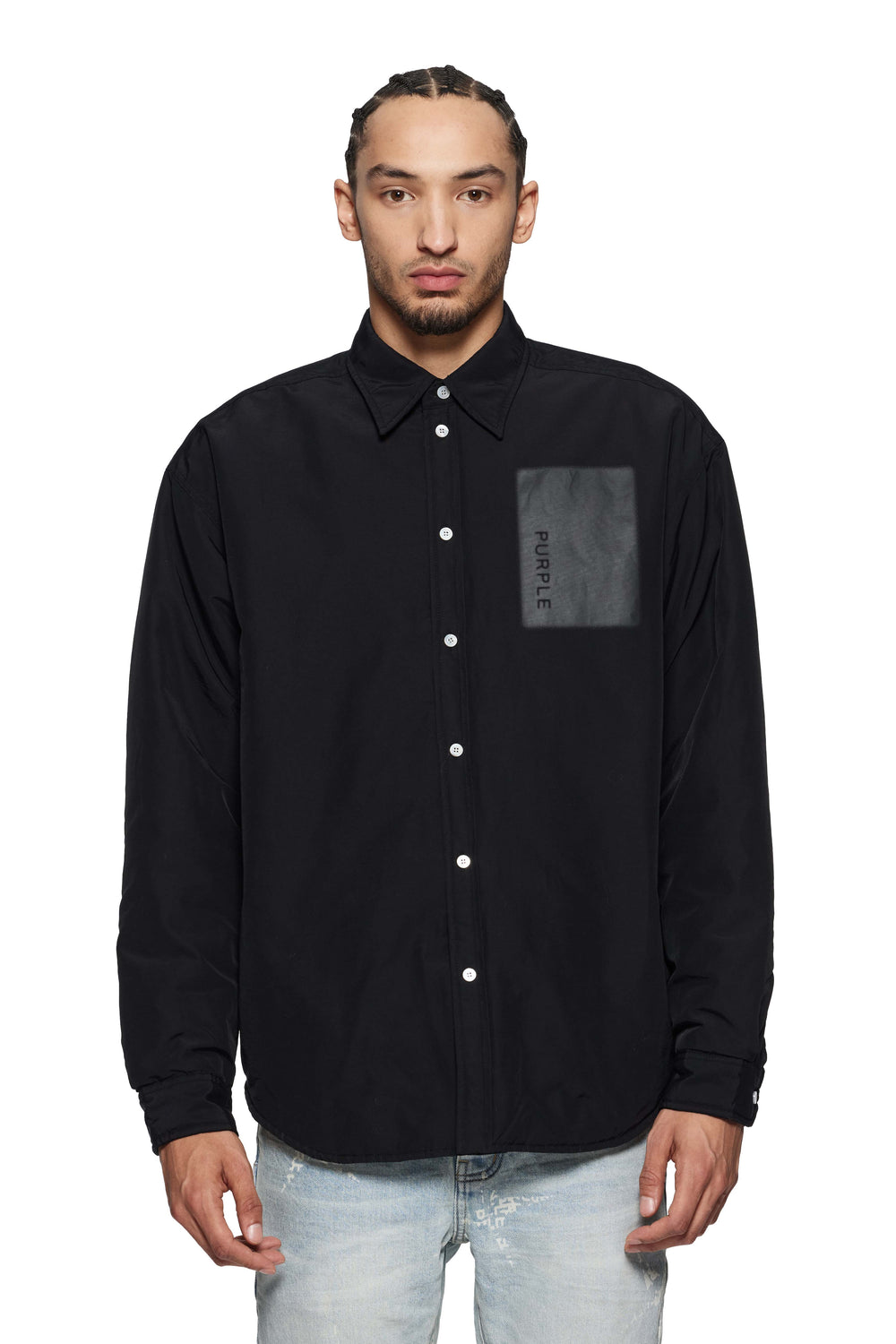 Snap Front Shirt Jacket