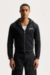 Script Zip Up Hoodie