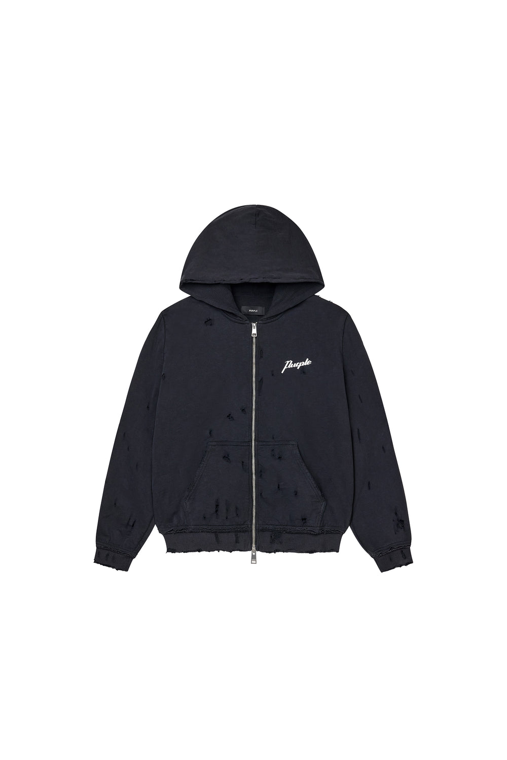 Script Zip Up Hoodie