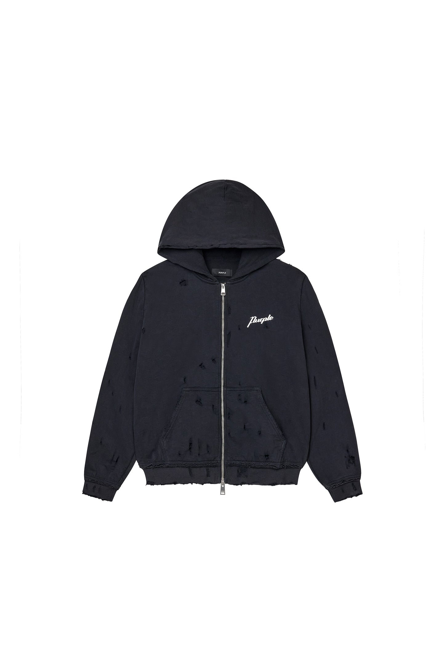 Script Zip Up Hoodie