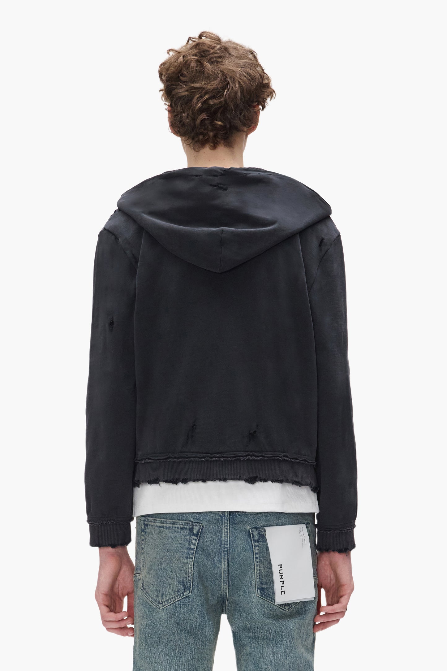 Script Zip Up Hoodie