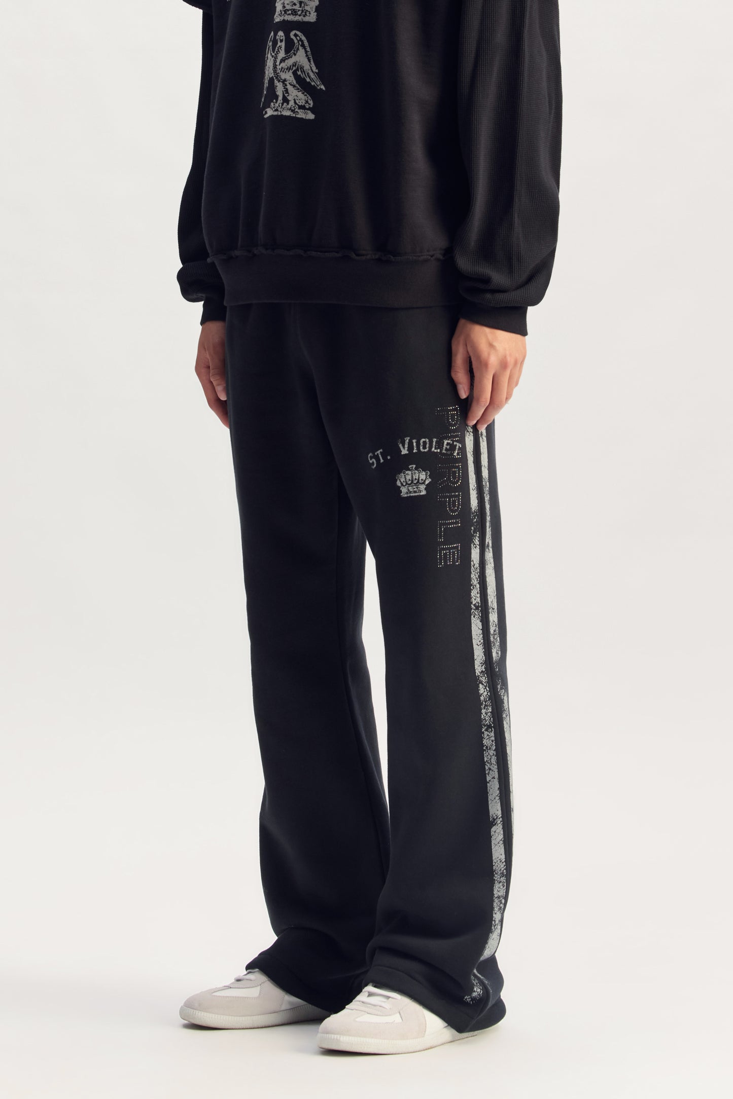St. Violet Stripe Sweatpant