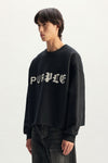 Half & Half Crewneck Sweater
