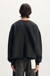 Half & Half Crewneck Sweater
