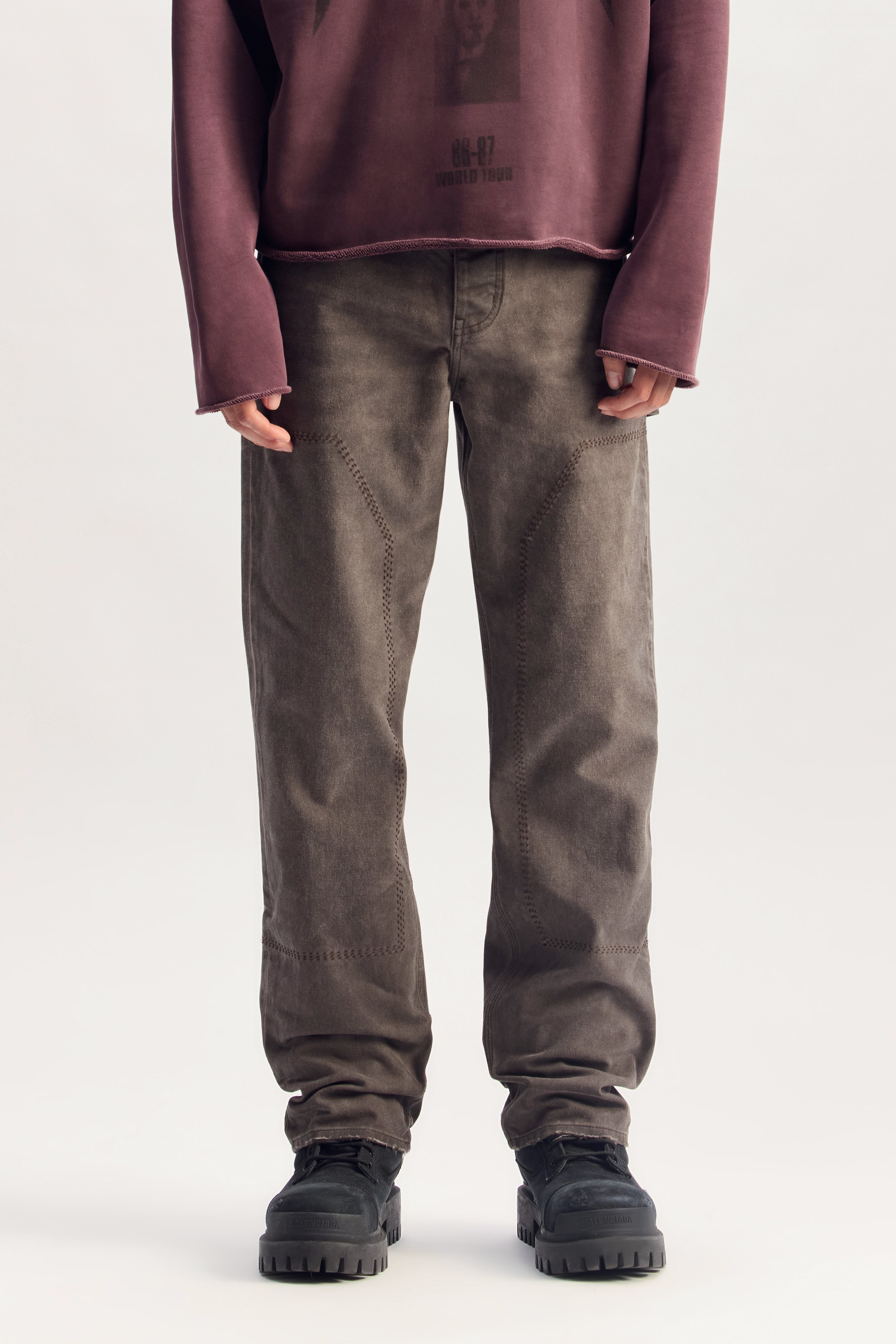 P015 Canvas Overdye Carpenter – PURPLE BRAND