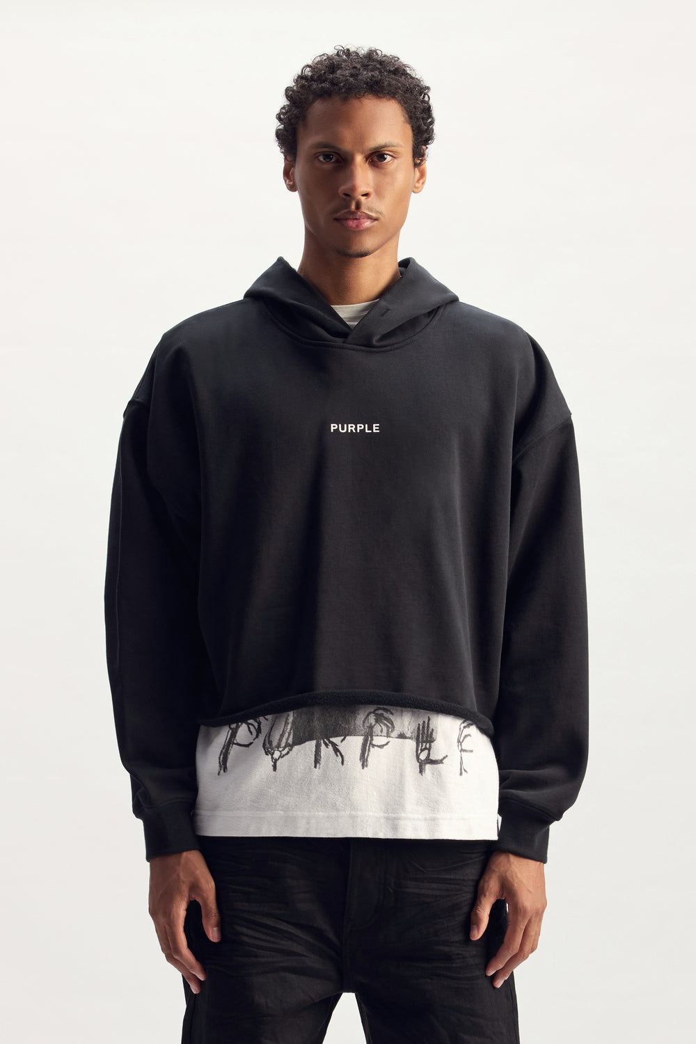Wordmark Double Layer Hoodie