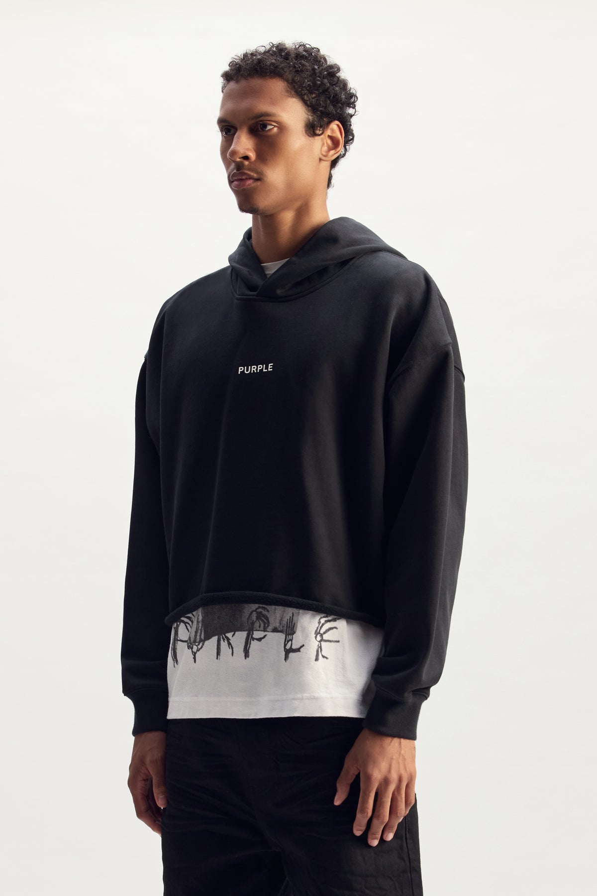 Wordmark Double Layer Hoodie