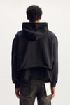 Cutout Double Layer Hoodie