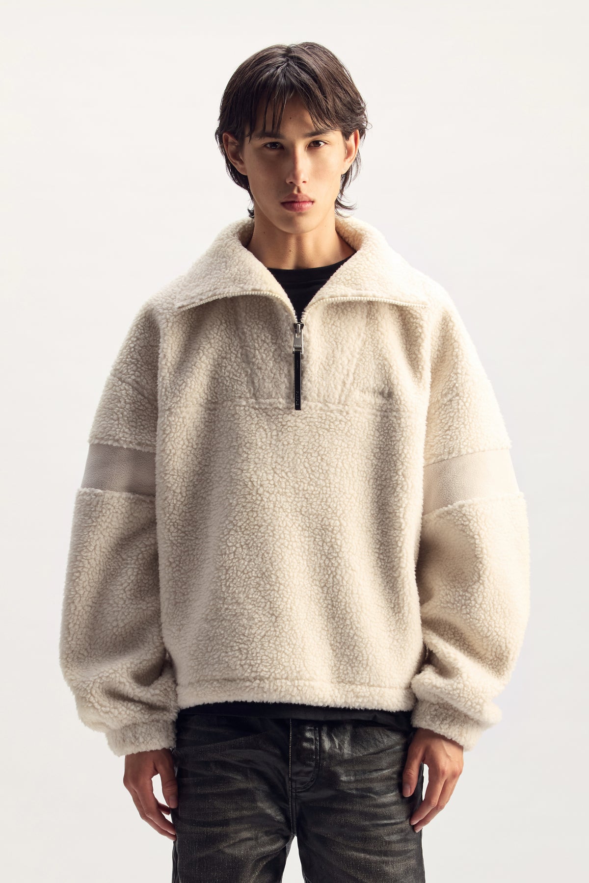 Stacked Wordmark Half Zip
