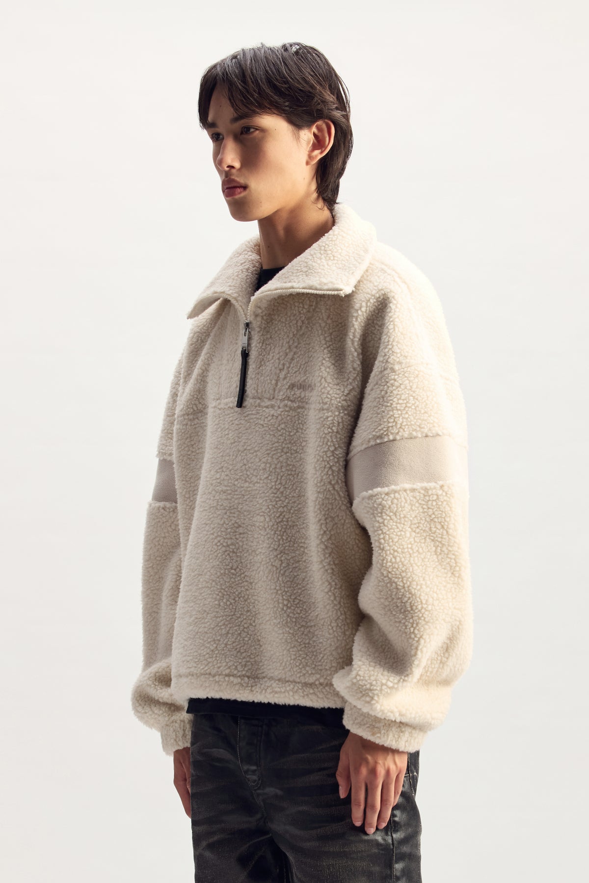 Stacked Wordmark Half Zip