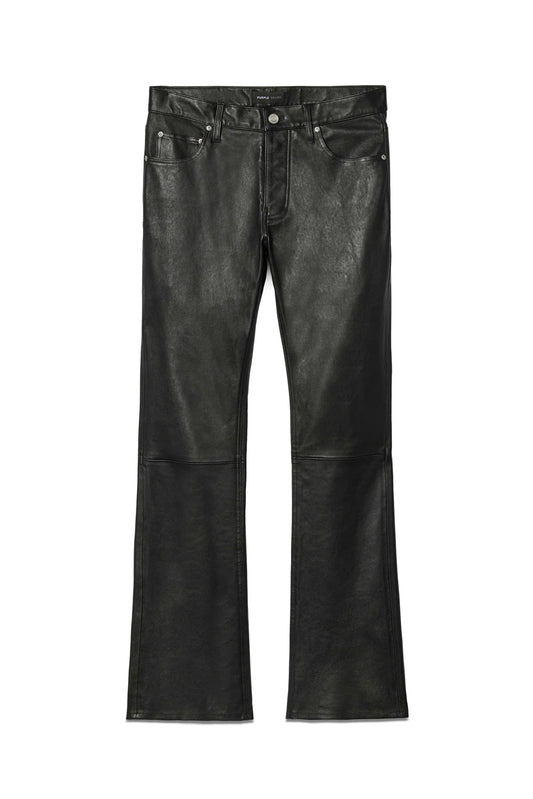 Leather Flare Pants