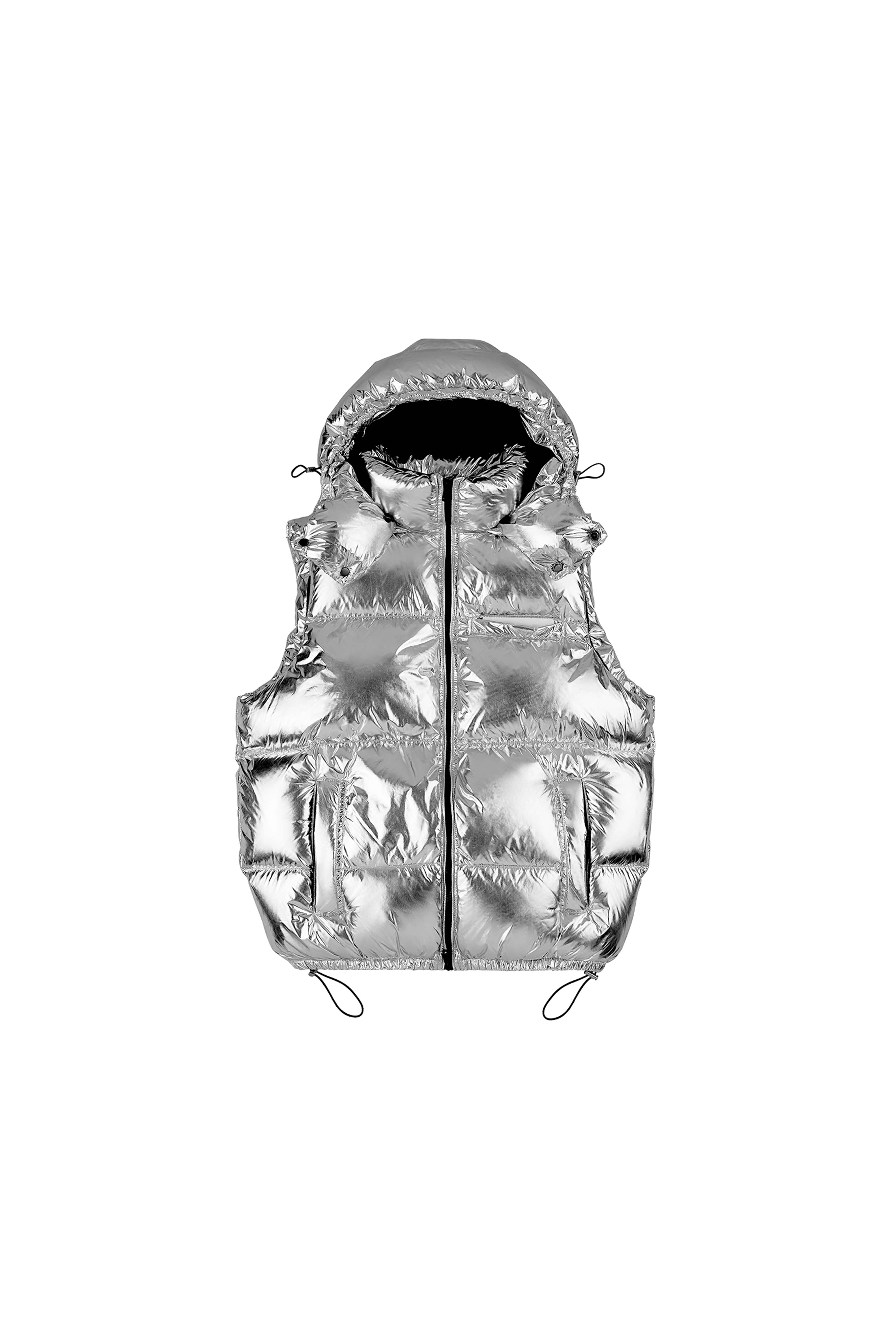 Wordmark Puffer Vest – PURPLE BRAND