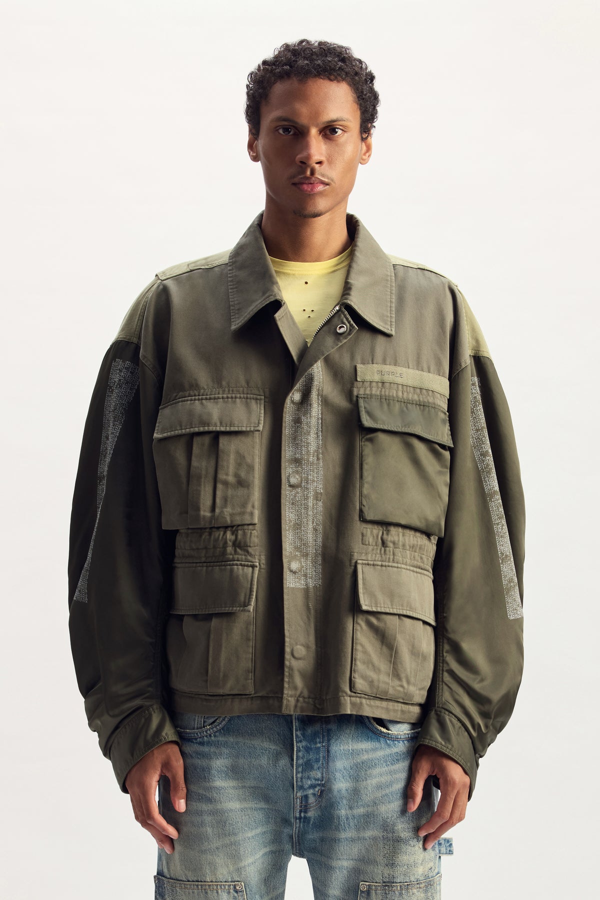 Reflective Wordmark Field Jacket