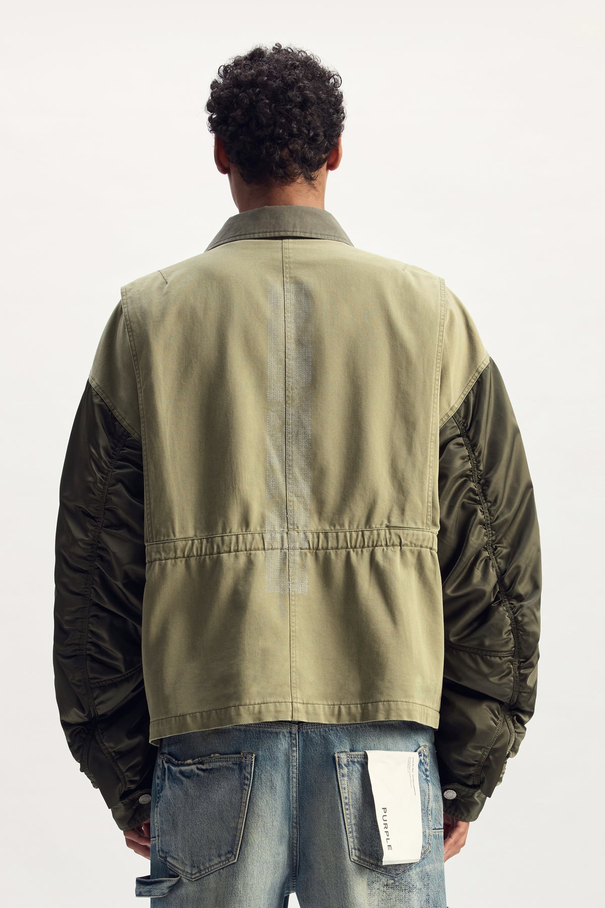 Reflective Wordmark Field Jacket