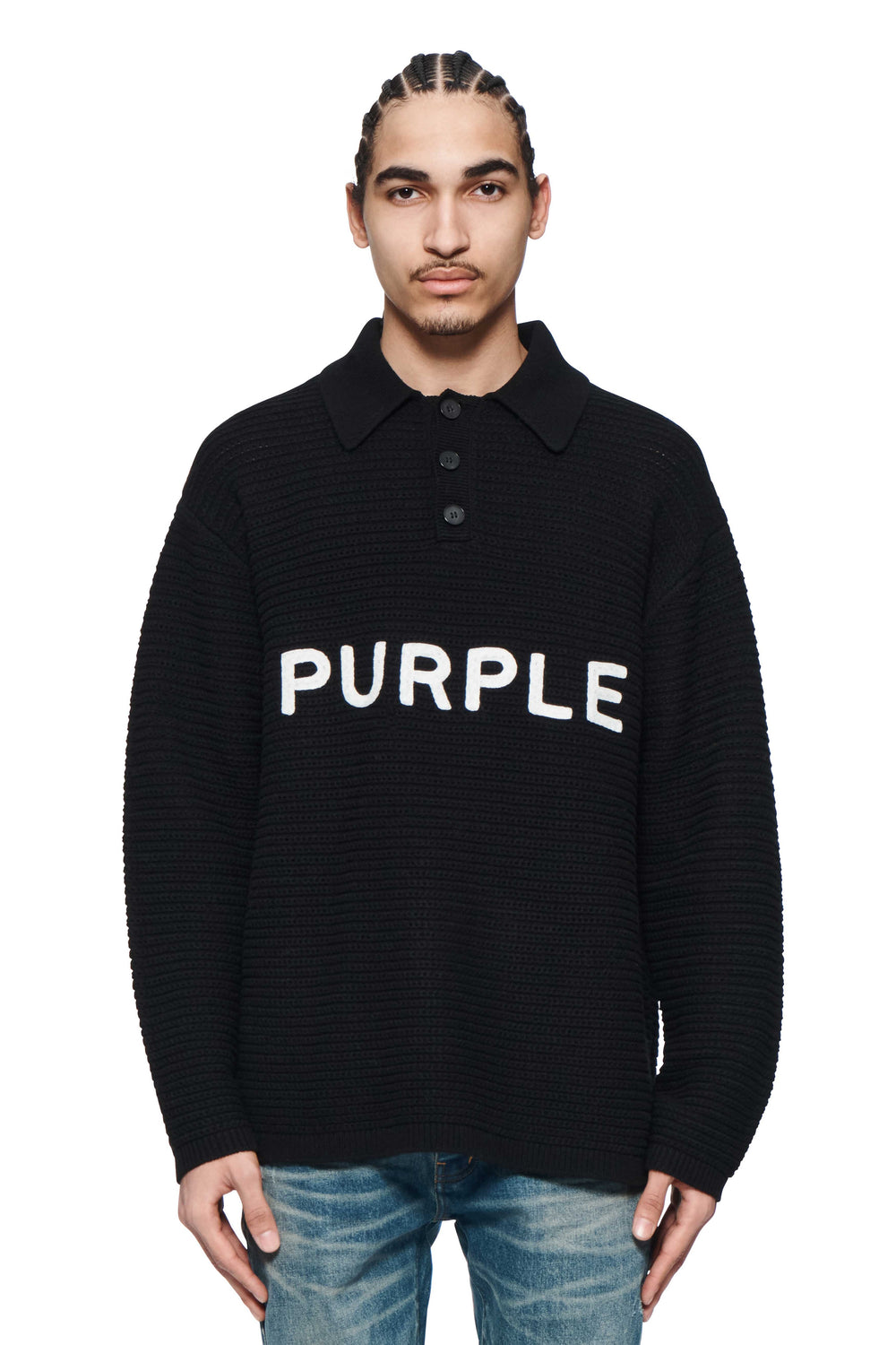 Wordmark Polo Sweater