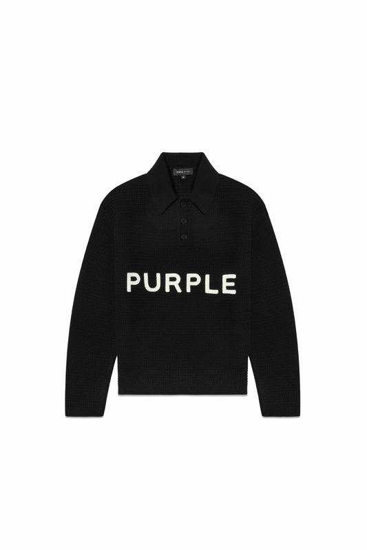 Wordmark Polo Sweater