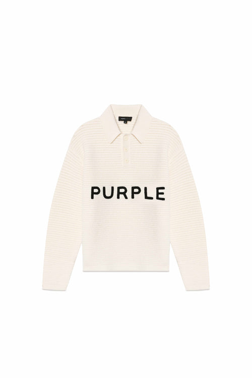 Wordmark Polo Sweater