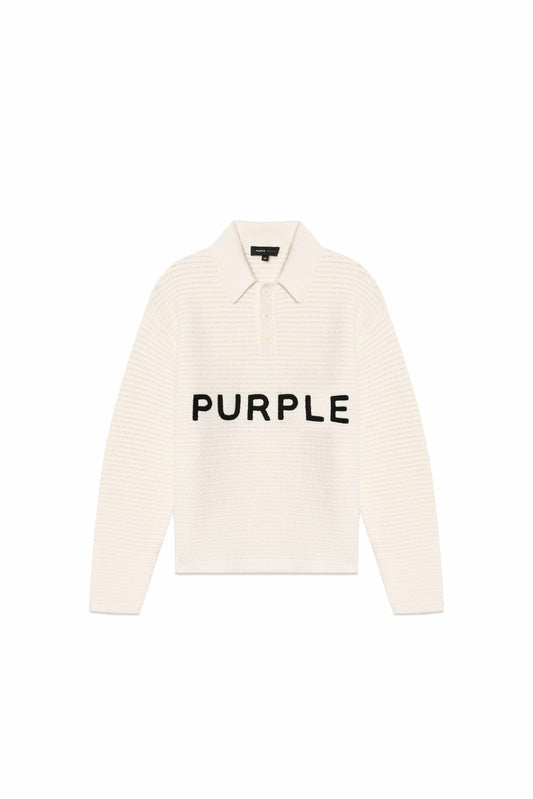 Wordmark Polo Sweater