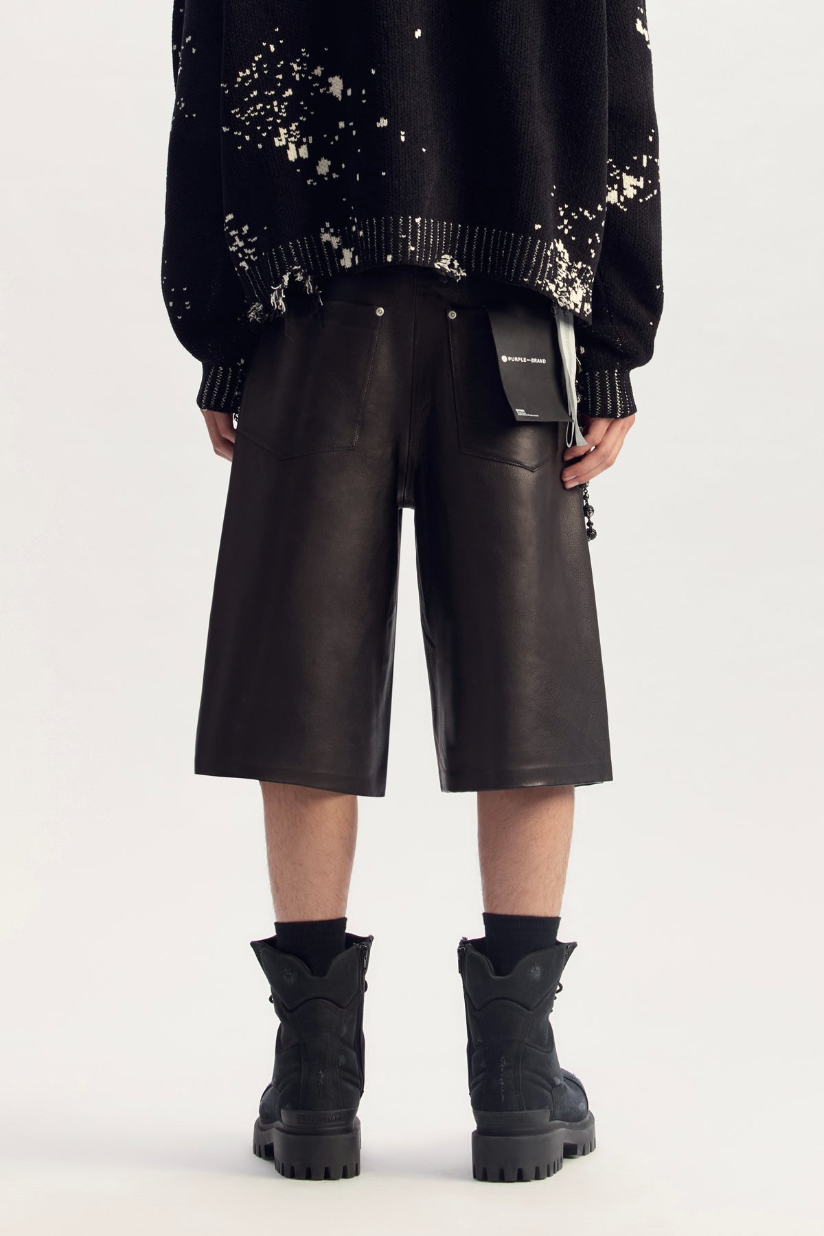 Tech Leather Short