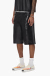 Leather Track Short
