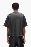 Leather Mesh Tee