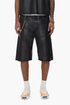 Leather Track Short