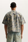 Painted Camo Leather Tee