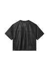 Leather Mesh Tee