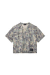 Painted Camo Leather Tee