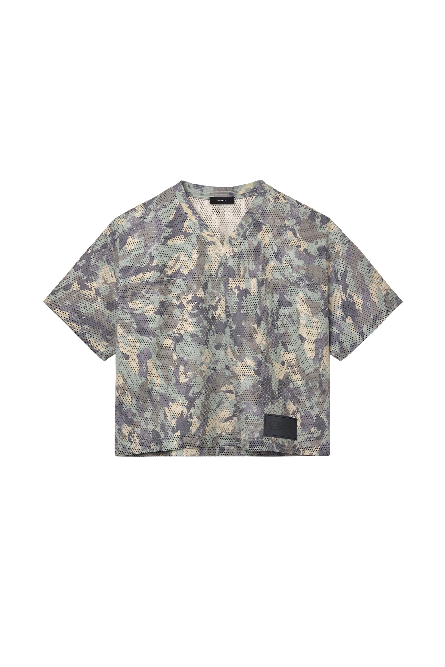 Painted Camo Leather Tee