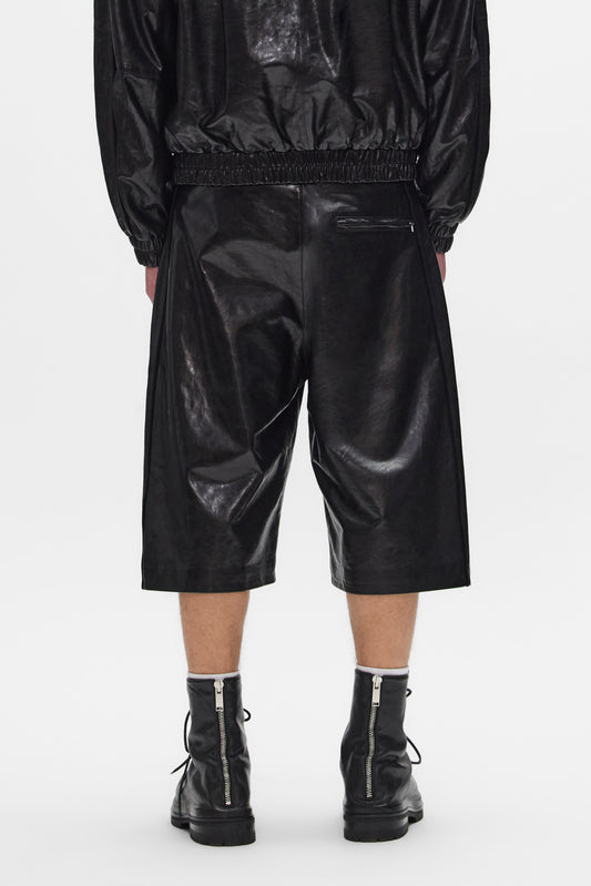 Leather Track Short