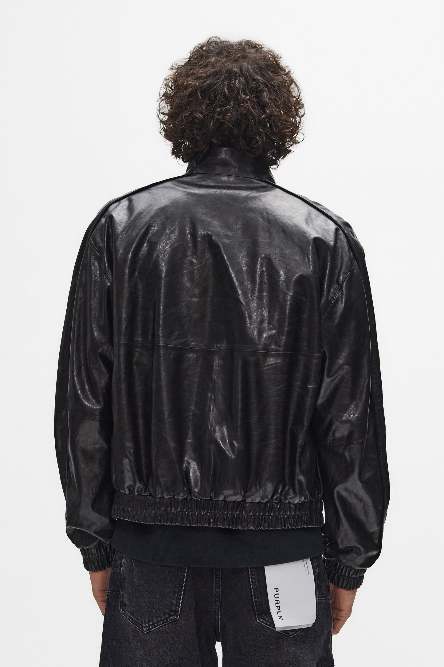 Leather Track Jacket