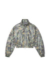 Painted Camo Leather Jacket