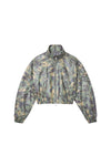 Painted Camo Leather Jacket