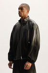 Leather Track Jacket