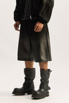 Leather Track Short