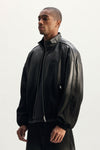 Leather Track Jacket