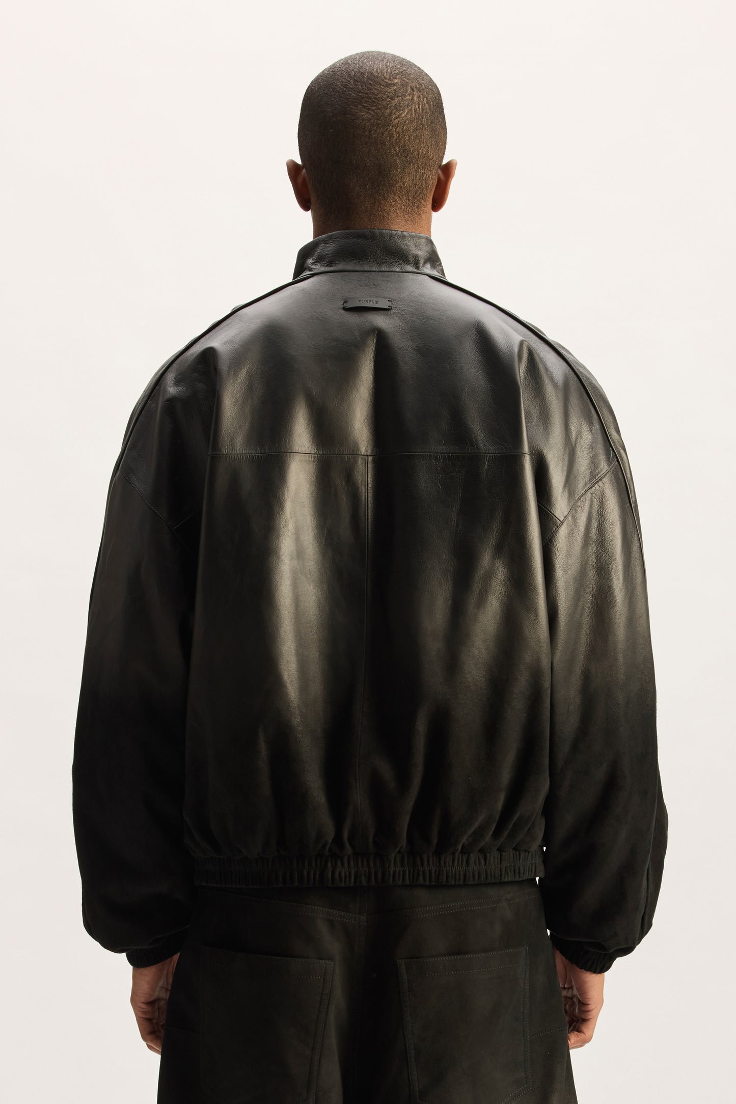 Leather Track Jacket
