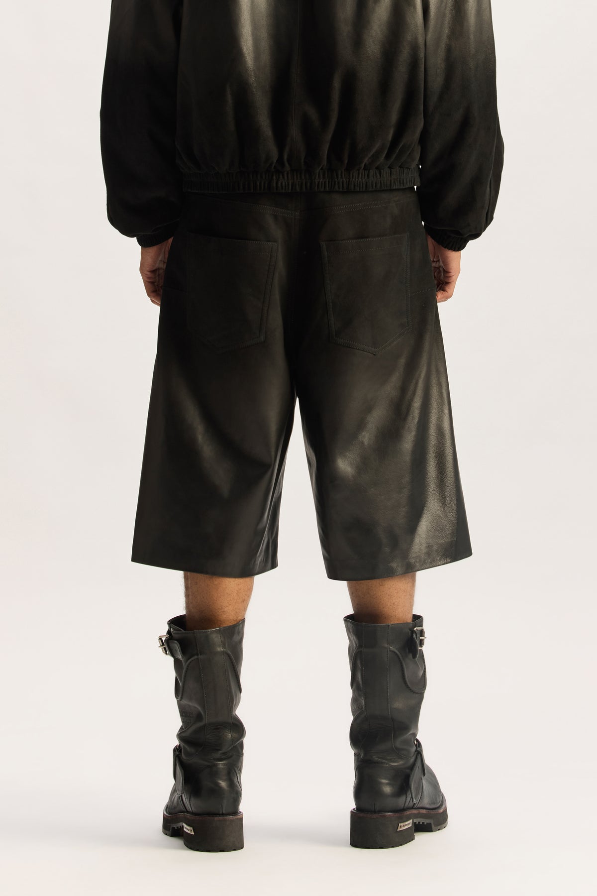 Leather Track Short