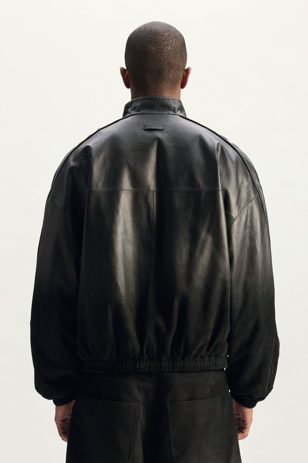 Leather Track Jacket