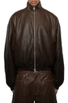 Leather Track Jacket